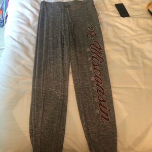 Wisconsin college sweatpants